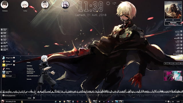 Windows 7 萌化电脑主题 东京搜查官