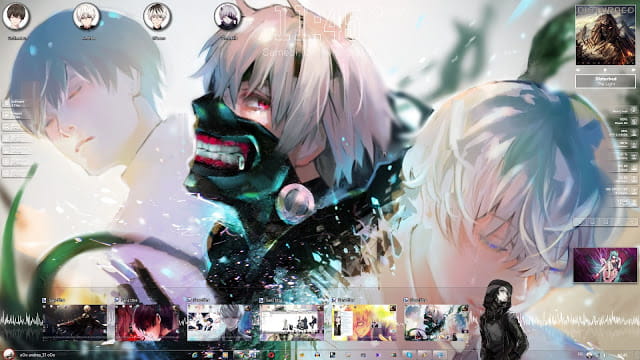 Windows 7 萌化电脑主题 东京搜查官