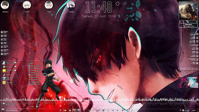 Windows 7 萌化电脑主题 东京搜查官