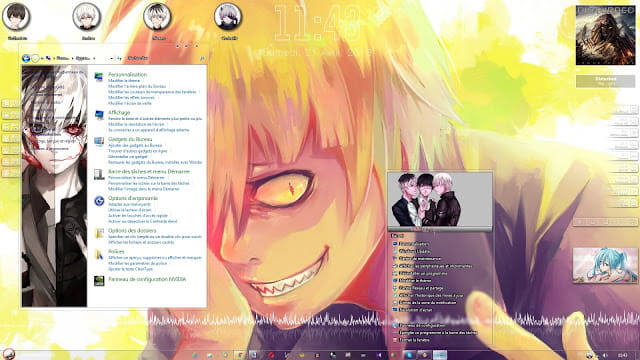 Windows 7 萌化电脑主题 东京搜查官