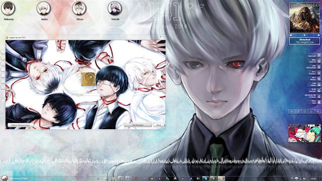 Windows 7 萌化电脑主题 东京搜查官