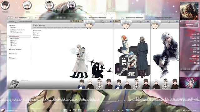 Windows 7 萌化电脑主题 东京搜查官