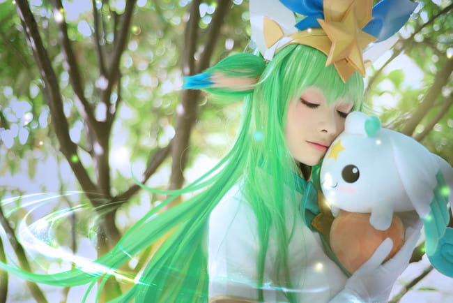 英雄联盟 仙灵女巫璐璐 cosplay图片