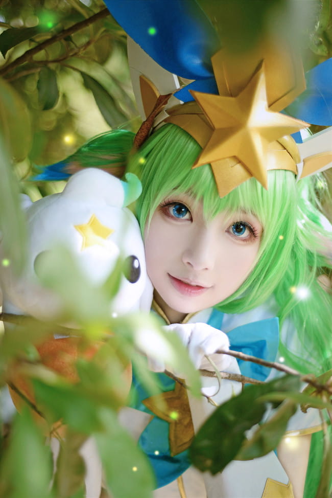 英雄联盟 仙灵女巫璐璐 cosplay图片