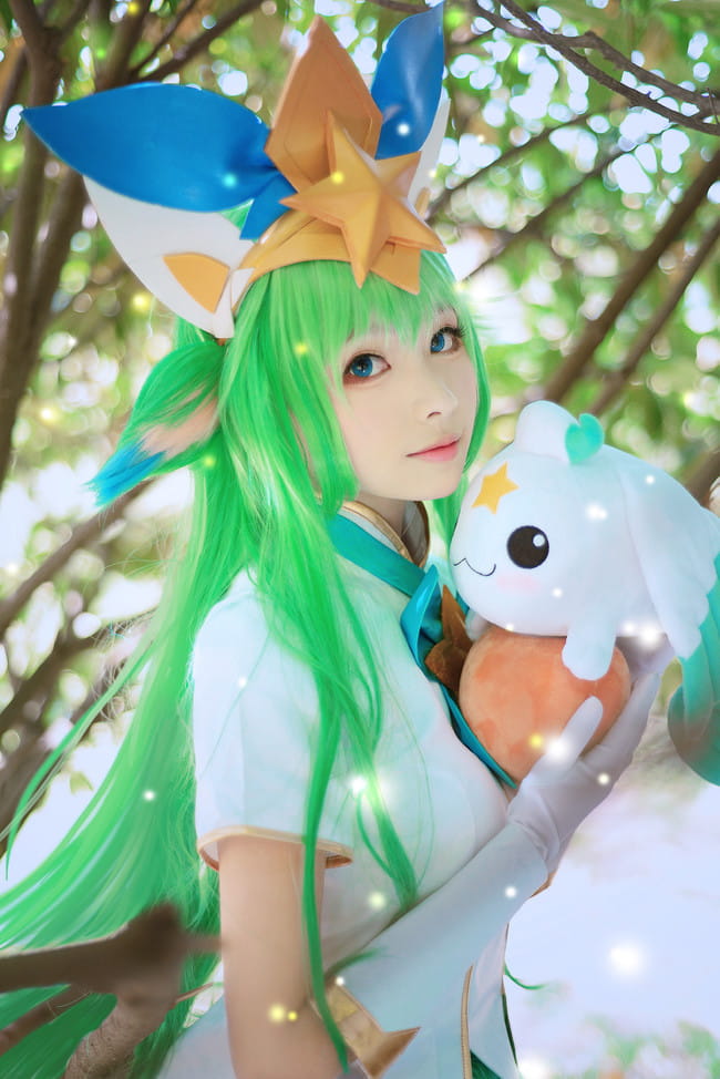 英雄联盟 仙灵女巫璐璐 cosplay图片