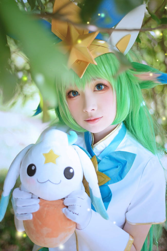英雄联盟 仙灵女巫璐璐 cosplay图片