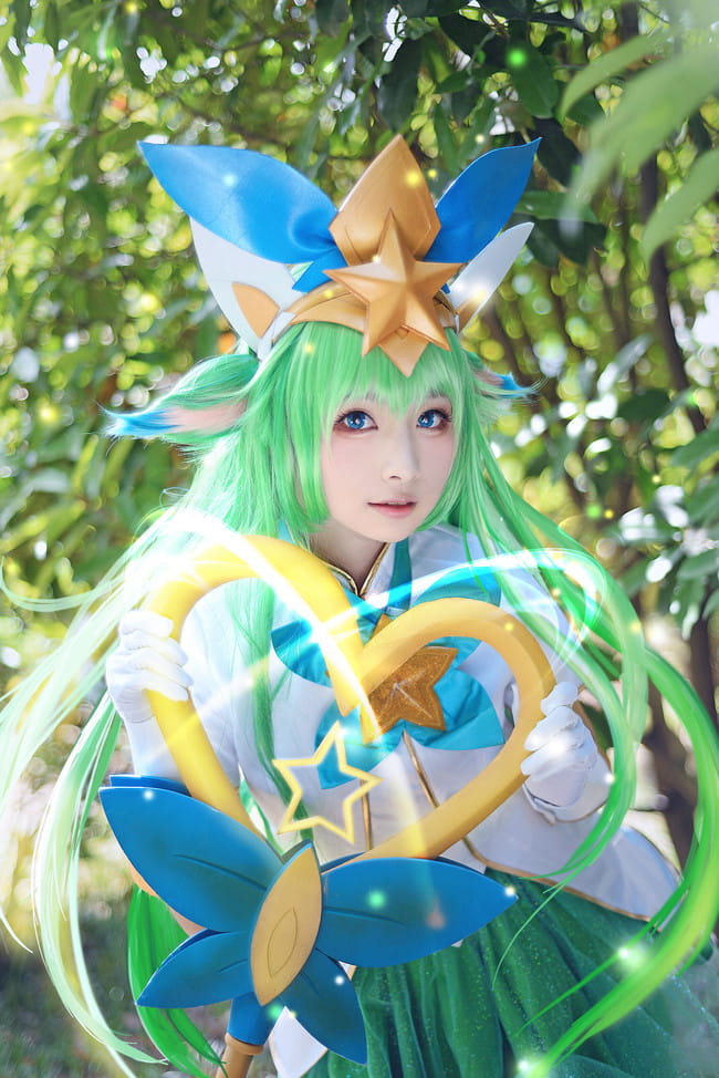 英雄联盟 仙灵女巫璐璐 cosplay图片
