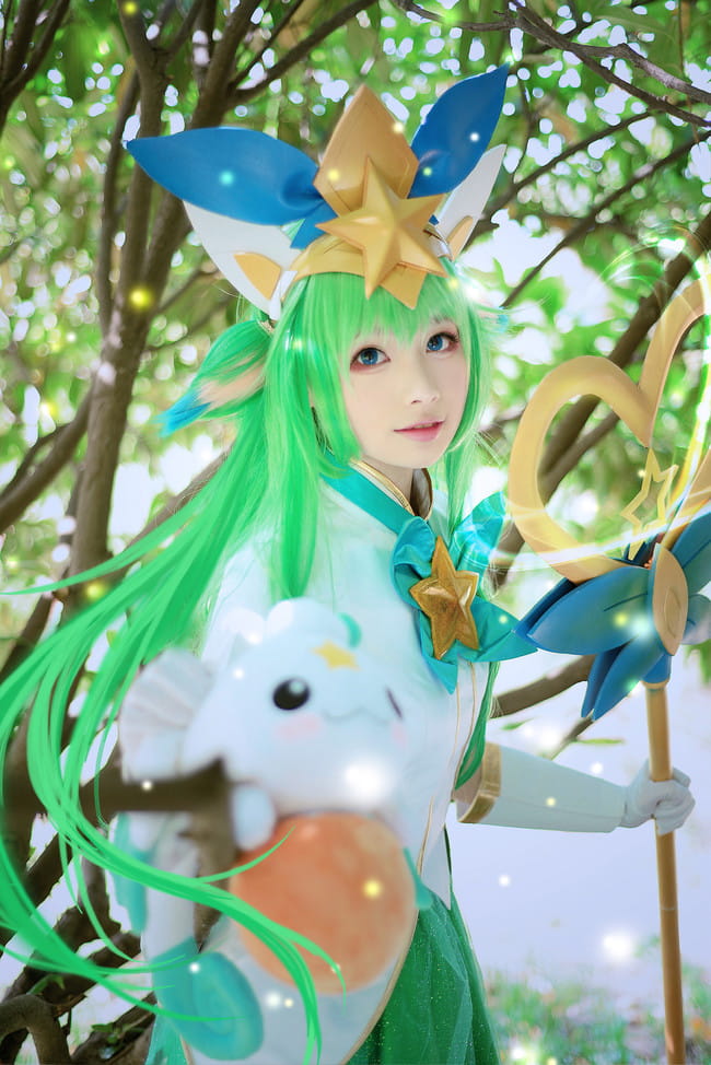 英雄联盟 仙灵女巫璐璐 cosplay图片