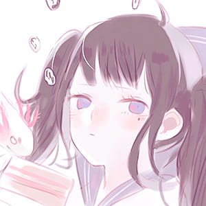 自尊自爱自由自在 二次元女生头像