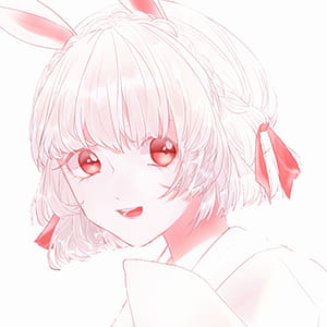 想到你就超级开心呢 二次元女生头像