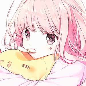 想到你就超级开心呢 二次元女生头像