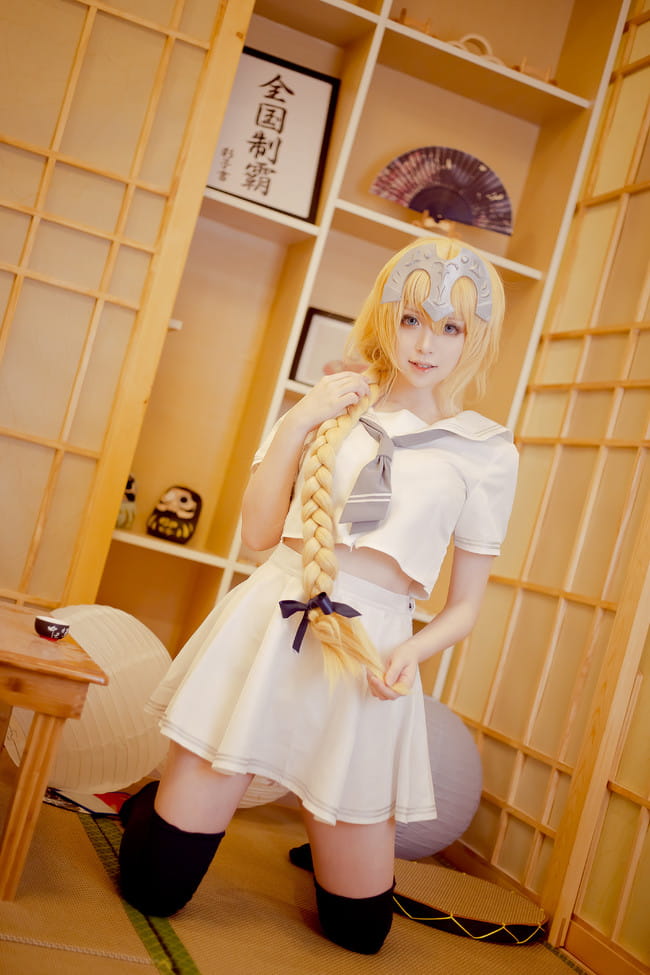 Fate/Grand Order 黑白贞德X放课后的制服 cosplay