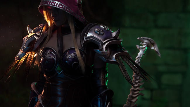 魔兽世界7.0希尔瓦娜斯 cosplay图片