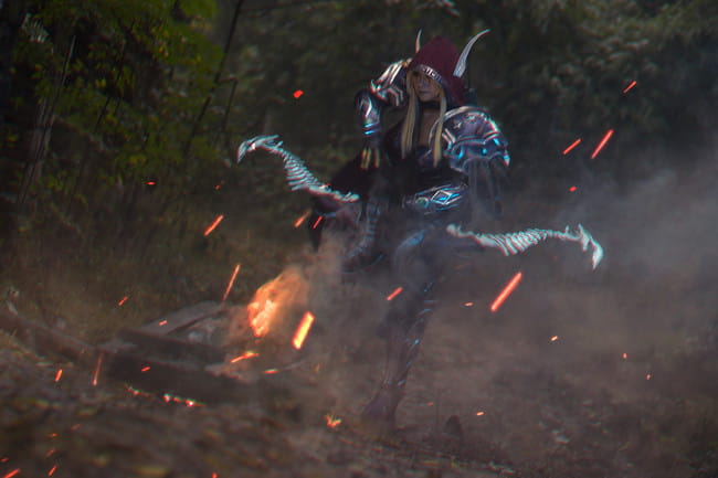 魔兽世界7.0希尔瓦娜斯 cosplay图片