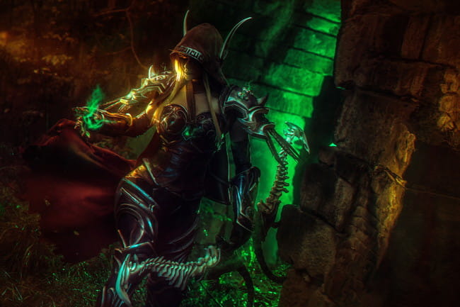 魔兽世界7.0希尔瓦娜斯 cosplay图片