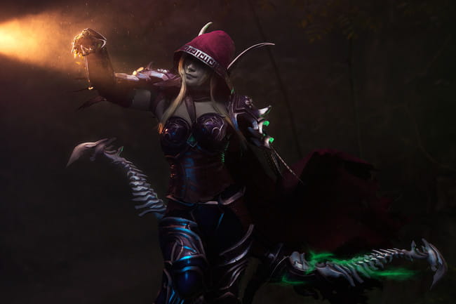 魔兽世界7.0希尔瓦娜斯 cosplay图片