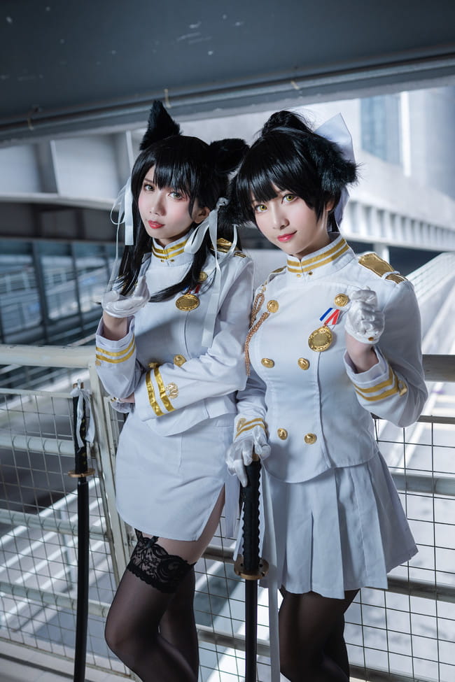 碧蓝航线 高雄&爱宕 cosplay图片