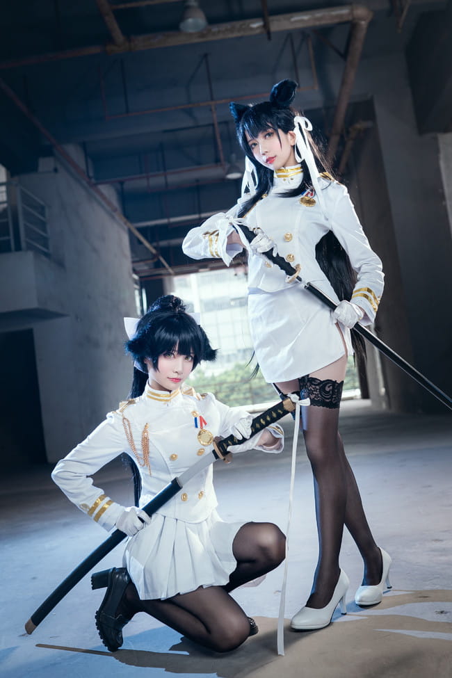 碧蓝航线 高雄&爱宕 cosplay图片