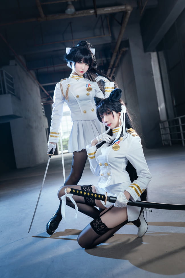 碧蓝航线 高雄&爱宕 cosplay图片
