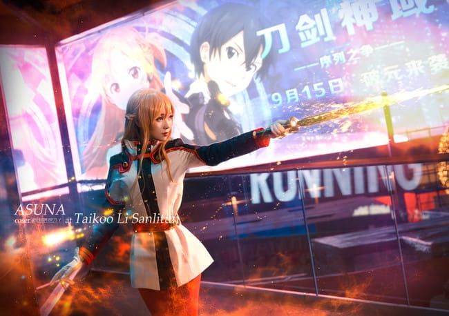 刀剑神域 亚丝娜 cosplay图片