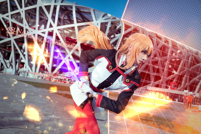 刀剑神域 亚丝娜 cosplay图片