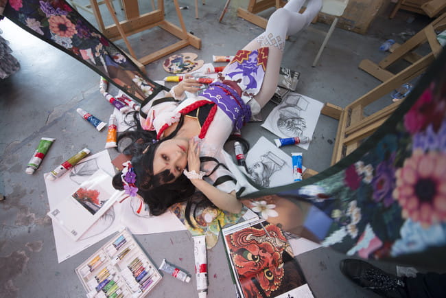 网易手游阴阳师 花鸟卷cosplay 图片(1)