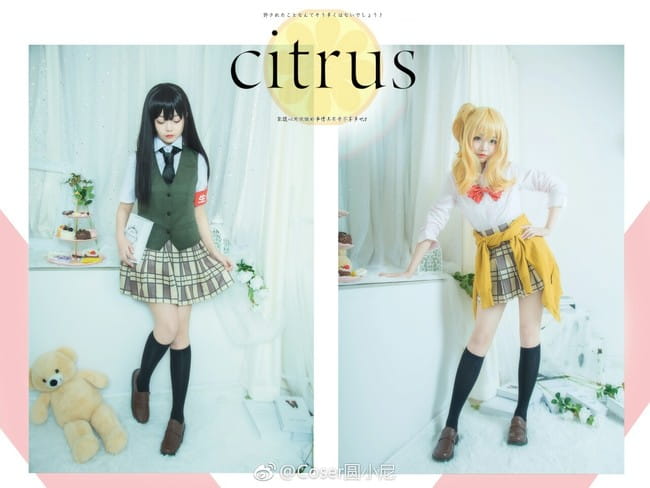 citrus柑橘味香气 蓝原柚子&蓝原芽衣cosplay图片