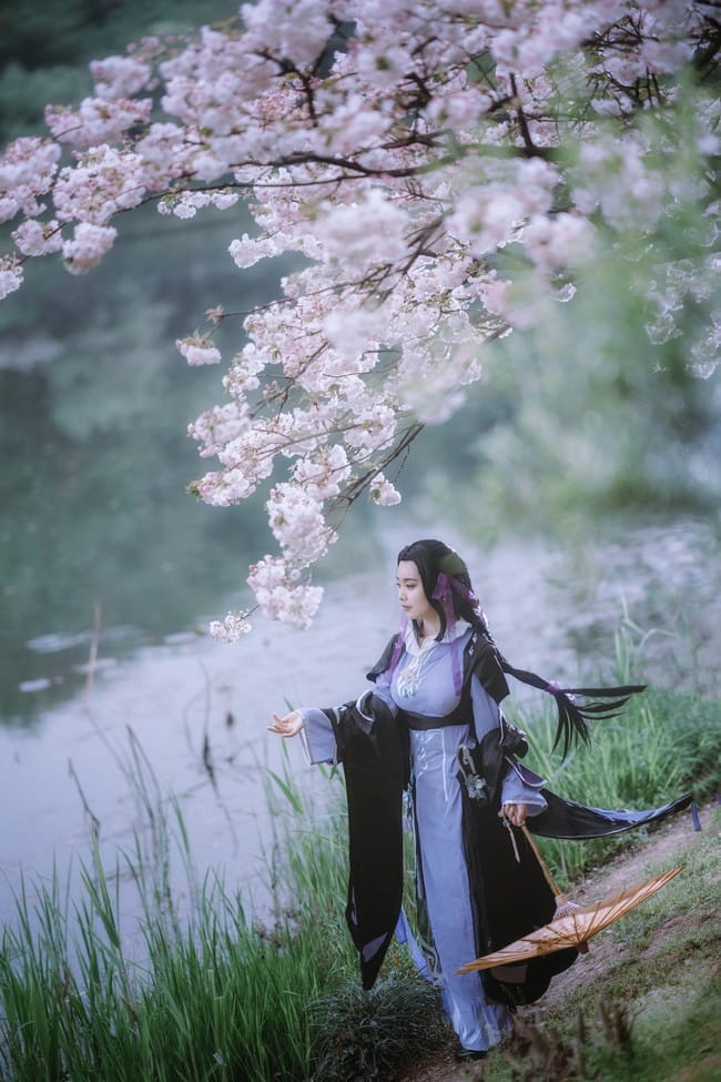 剑三 万花双人 cosplay