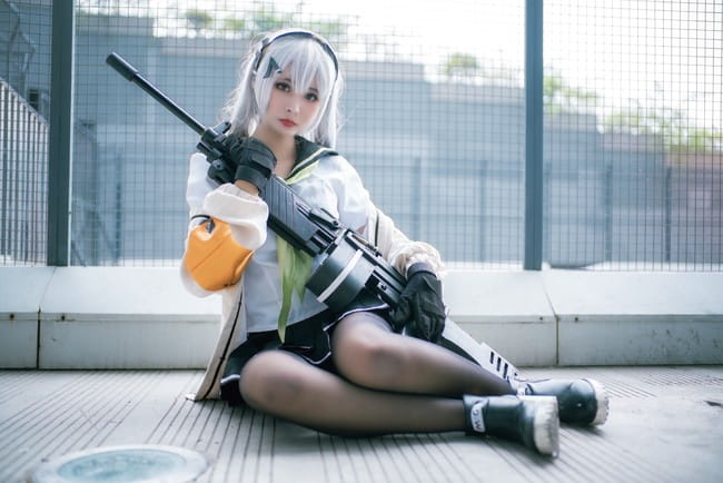 少女前线 黑丝御姐 cosplay