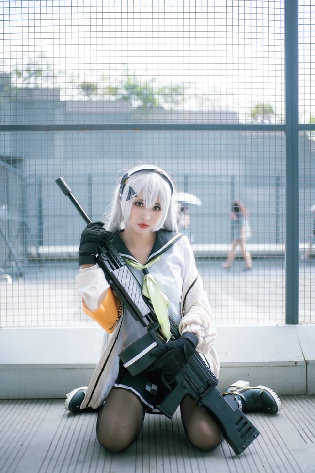 少女前线 黑丝御姐 cosplay
