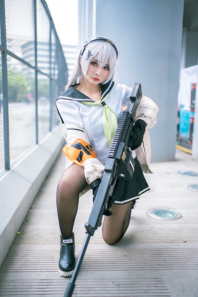 少女前线 黑丝御姐 cosplay