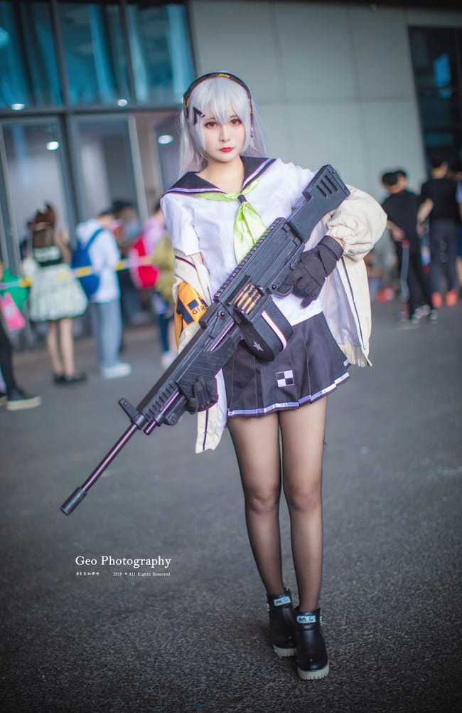 少女前线 黑丝御姐 cosplay