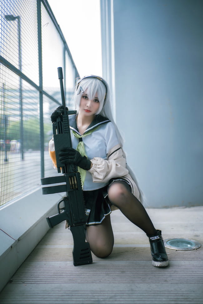 少女前线 黑丝御姐 cosplay