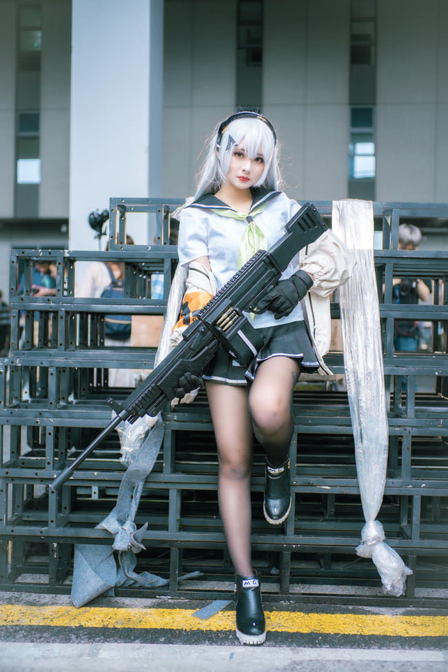 少女前线 黑丝御姐 cosplay