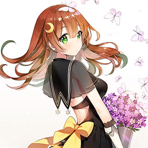 没有人会倒霉一辈子  二次元女生头像