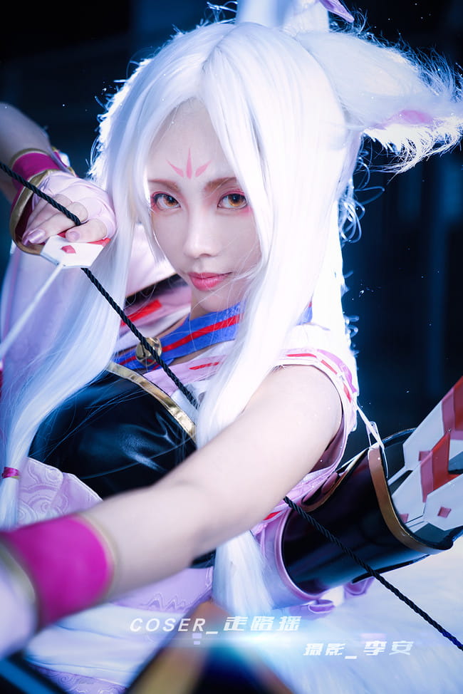 阴阳师 决战平安京 白狼 cosplay