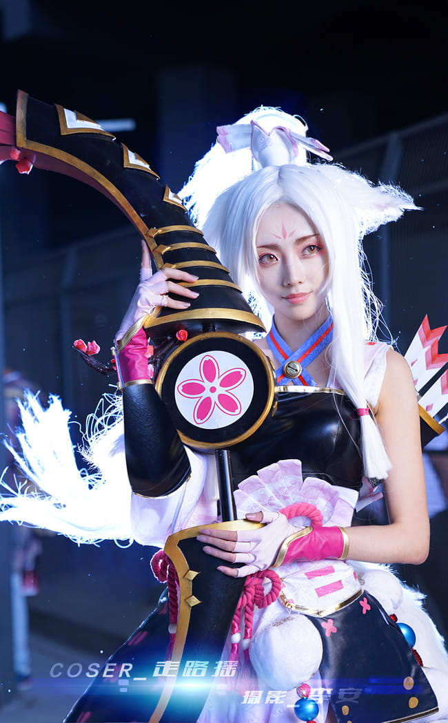 阴阳师 决战平安京 白狼 cosplay