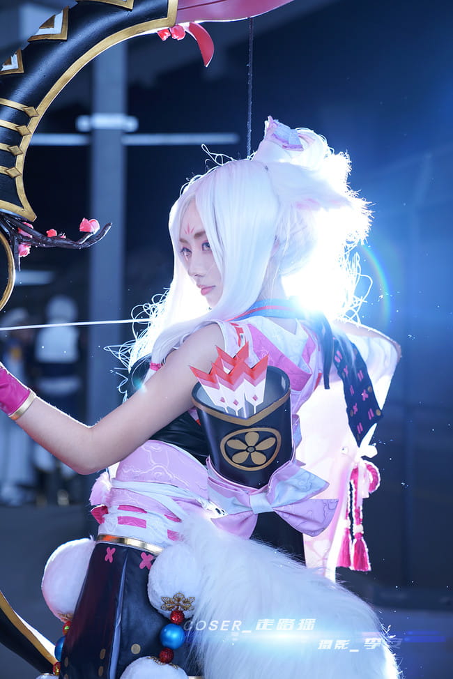 阴阳师 决战平安京 白狼 cosplay