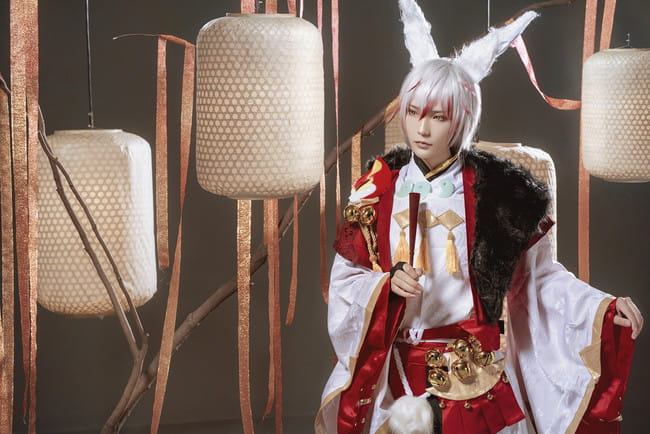 网易手游阴阳师 妖狐 cosplay图片