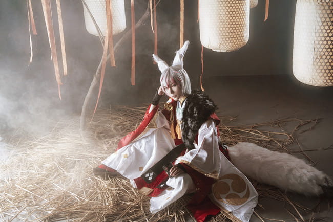 网易手游阴阳师 妖狐 cosplay图片