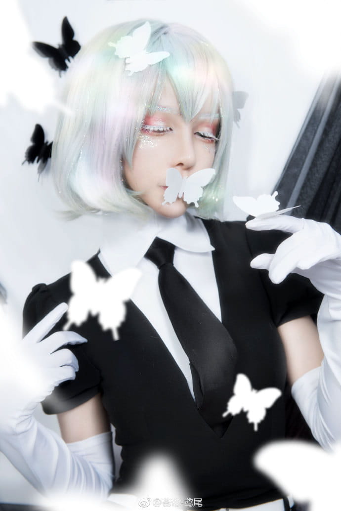 宝石之国 黑白钻石 cosplay图片(1)