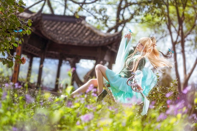 剑三萝莉外观 风不期绿野