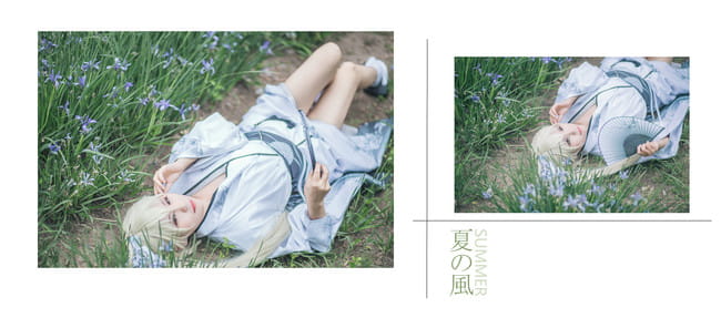 神户园花开烂漫 可惜我那天去遇到下雨 缘之空 穹妹 cosplay