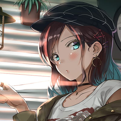 即使只是今天拥有也心满意足 动漫女生头像