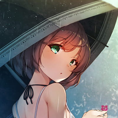 喜欢你 二次元动漫女生头像