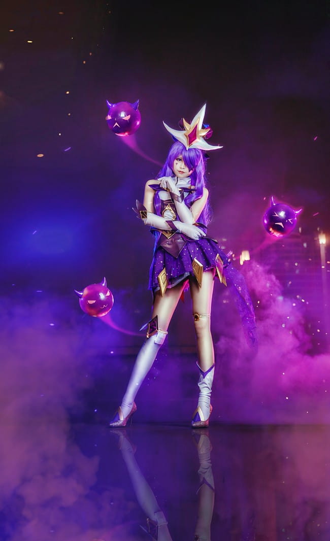英雄联盟 星之守护者 暗黑元首辛德拉 cosplay