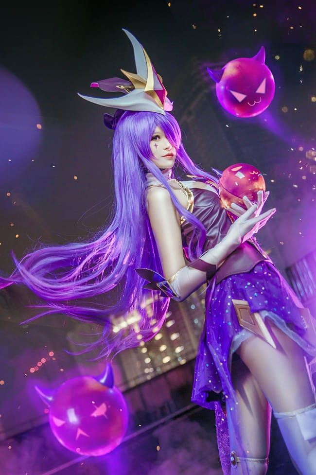 英雄联盟 星之守护者 暗黑元首辛德拉 cosplay