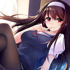 我可没有天才或者变态到   二次元女生头像