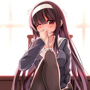 我可没有天才或者变态到   二次元女生头像