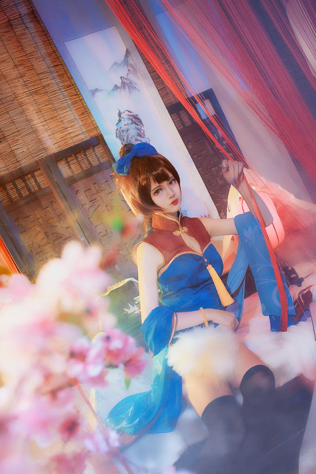 【cos正片】萤草同人觉醒旗袍